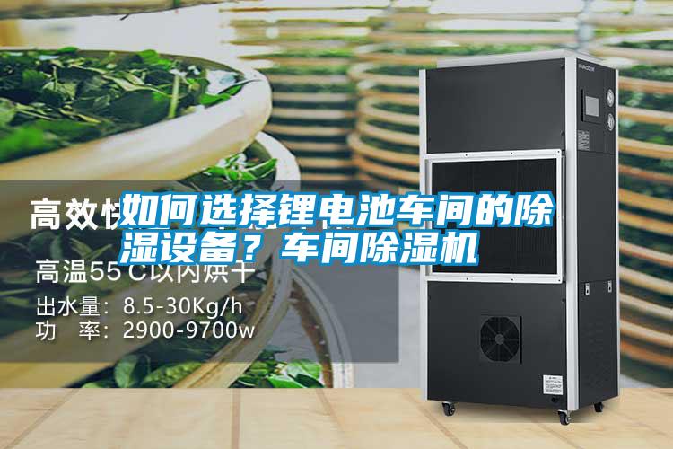 如何选择锂电池车间的除湿设备?车间除湿机