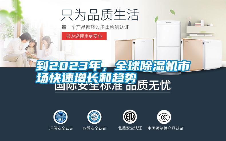 到2023年,全球除湿机市场快速增长和趋势