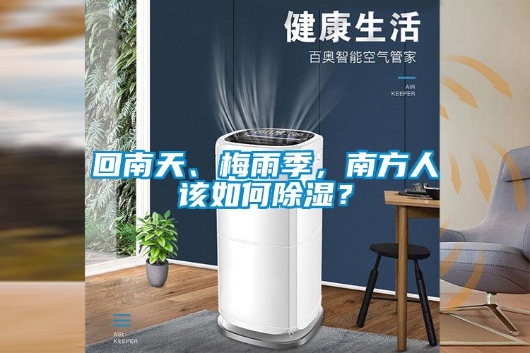 回南天、梅雨季,南方人该如何除湿?