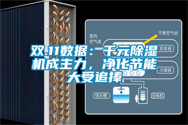 双.11数据:千元除湿机成主力,净化节能大受追捧