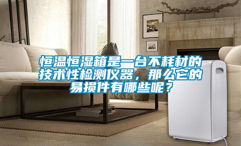 恒温恒湿箱是一台不耗材的技术性检测仪器,那么它的易损件有哪些呢?