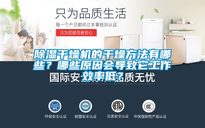 除湿干燥机的干燥方法有哪些?哪些原因会导致它工作效率低?