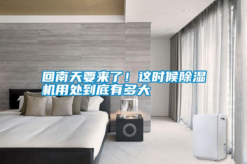 回南天要来了！这时候除湿机用处到底有多大