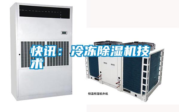 快讯：冷冻除湿机技术