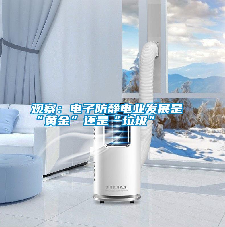 观察：电子防静电业发展是“黄金”还是“垃圾”
