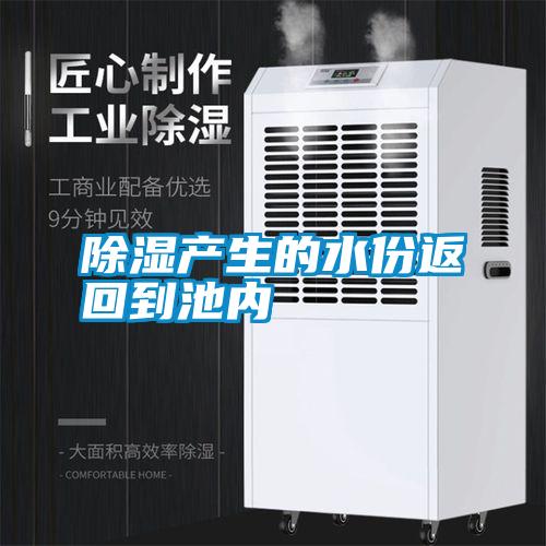 除湿产生的水份返回到池内
