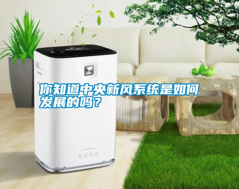 你知道中央新风系统是如何发展的吗？