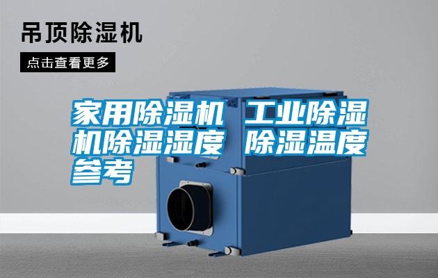 家用除湿机 宝马电子游戏平台网址除湿湿度 除湿温度参考