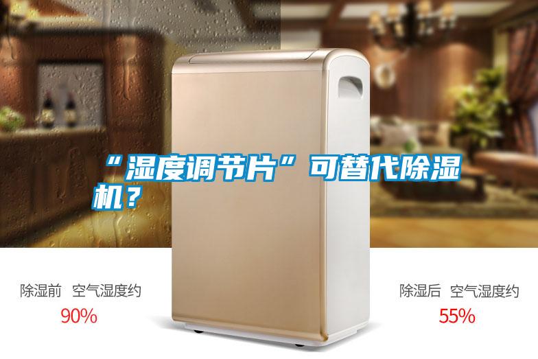 “湿度调节片”可替代除湿机？