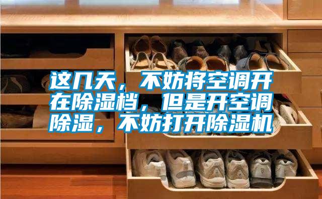 这几天，不妨将空调开在除湿档，但是开空调除湿，不妨打开除湿机