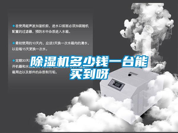 除湿机多少钱一台能买到呀