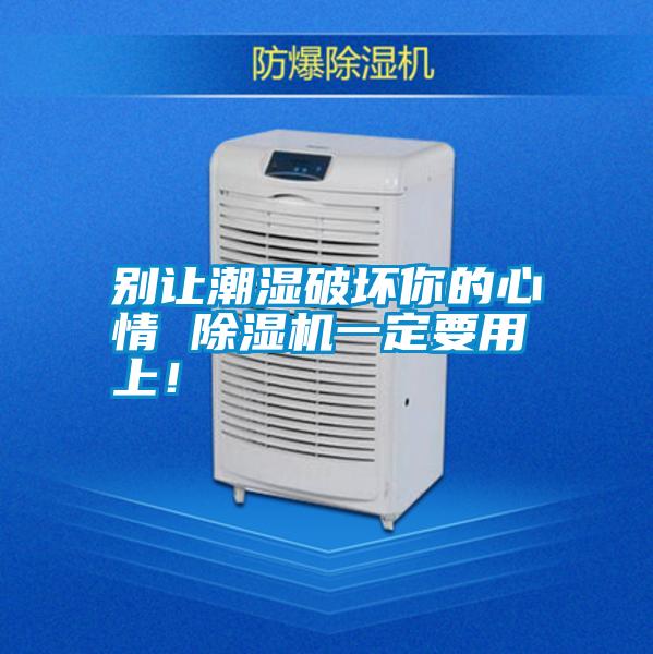 别让潮湿破坏你的心情 除湿机一定要用上！