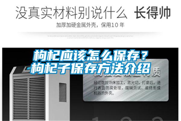 枸杞应该怎么保存？枸杞子保存方法介绍