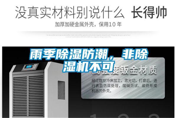 雨季除湿防潮，非除湿机不可