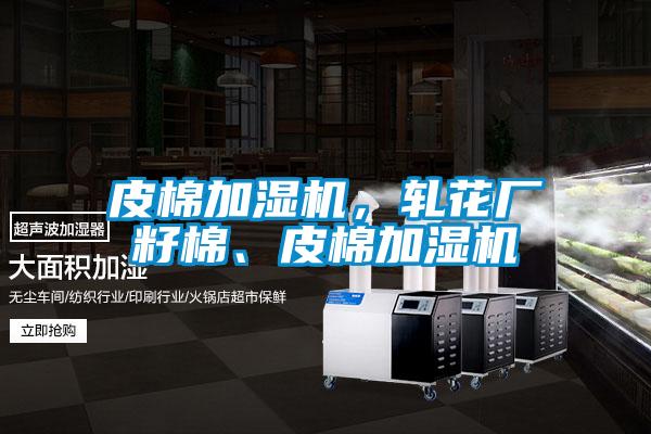 皮棉加湿机，轧花厂籽棉、皮棉加湿机