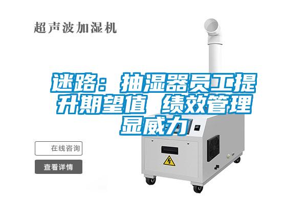 迷路：抽湿器员工提升期望值 绩效管理显威力