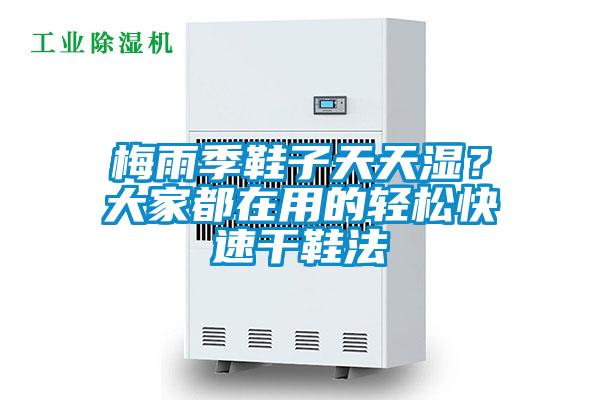 梅雨季鞋子天天湿？大家都在用的轻松快速干鞋法