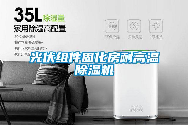 光伏组件固化房耐高温除湿机