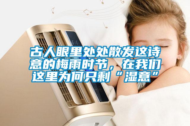 古人眼里处处散发这诗意的梅雨时节，在我们这里为何只剩“湿意”