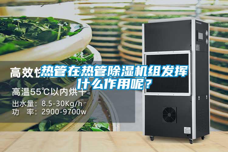 热管在热管除湿机组发挥什么作用呢？