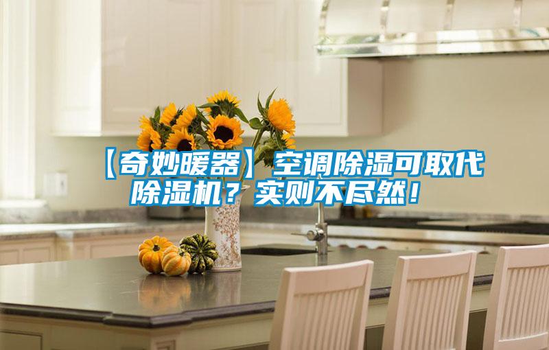 【奇妙暖器】空调除湿可取代除湿机？实则不尽然！