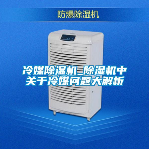 冷媒除湿机_除湿机中关于冷媒问题大解析