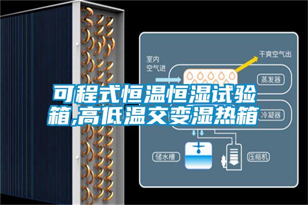 可程式恒温恒湿试验箱,高低温交变湿热箱