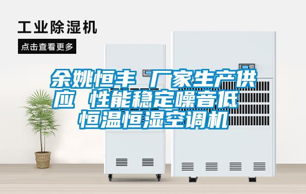 余姚恒丰 厂家生产供应 性能稳定噪音低 恒温恒湿空调机