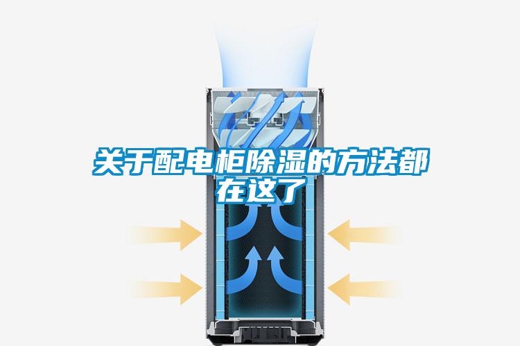 关于配电柜除湿的方法都在这了