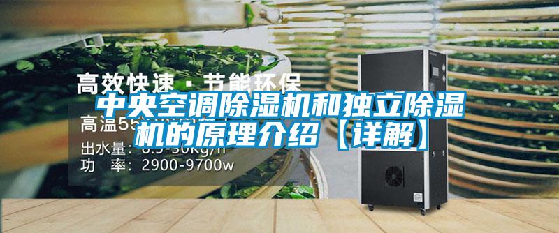 中央空调除湿机和独立除湿机的原理介绍【详解】
