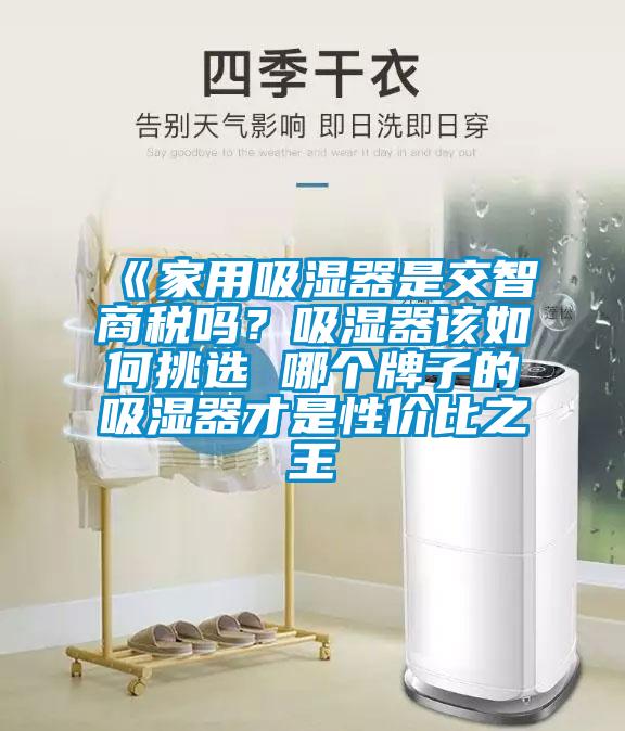 《家用吸湿器是交智商税吗？吸湿器该如何挑选 哪个牌子的吸湿器才是性价比之王