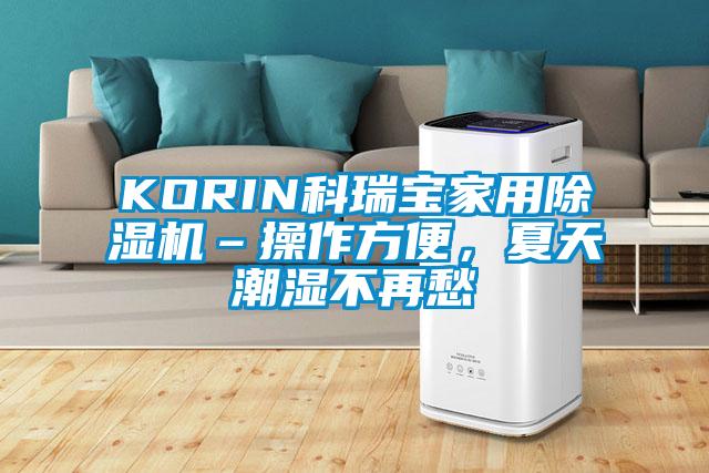 KORIN科瑞宝家用除湿机–操作方便，夏天潮湿不再愁
