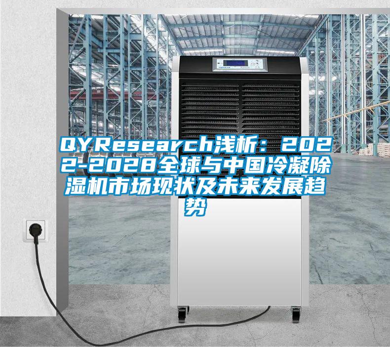 QYResearch浅析：2022-2028全球与中国冷凝除湿机市场现状及未来发展趋势