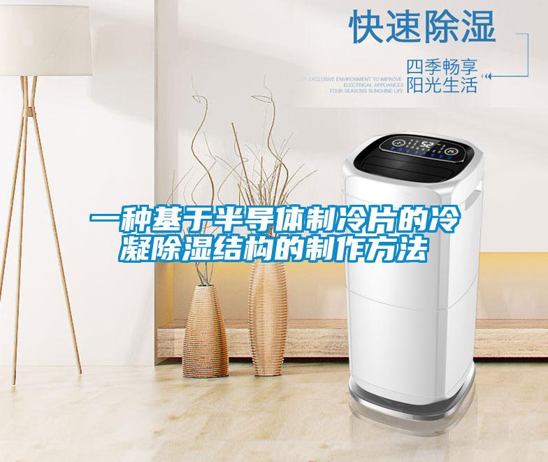 一种基于半导体制冷片的冷凝除湿结构的制作方法