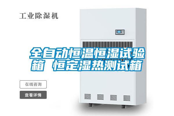 全自动恒温恒湿试验箱 恒定湿热测试箱