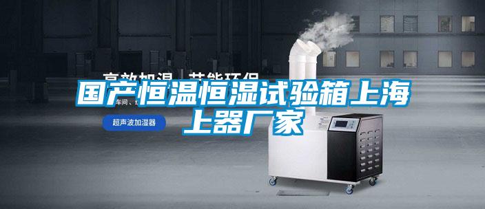 国产恒温恒湿试验箱上海上器厂家
