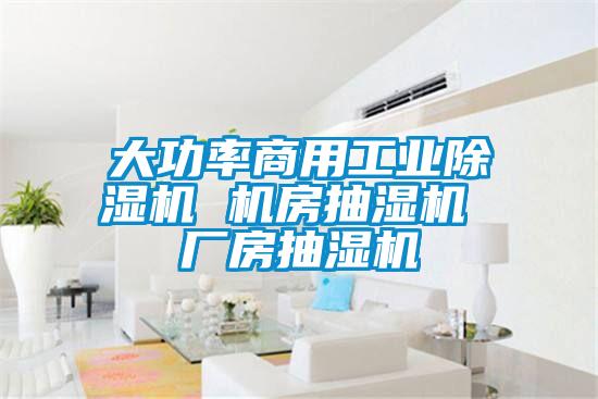 大功率商用宝马电子游戏平台网址 机房抽湿机 厂房抽湿机