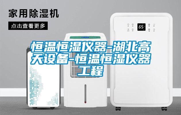 恒温恒湿仪器-湖北高天设备-恒温恒湿仪器工程