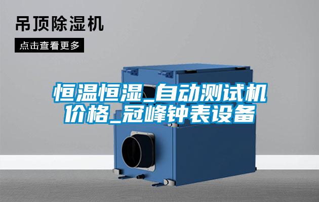 恒温恒湿_自动测试机价格_冠峰钟表设备