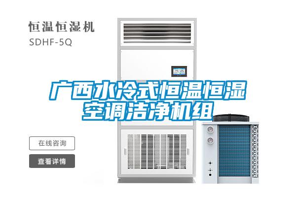 广西水冷式恒温恒湿空调洁净机组
