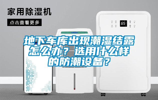 地下车库出现潮湿结露怎么办？选用什么样的防潮设备？