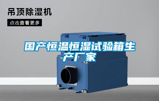 国产恒温恒湿试验箱生产厂家
