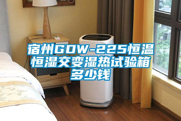 宿州GDW-225恒温恒湿交变湿热试验箱多少钱