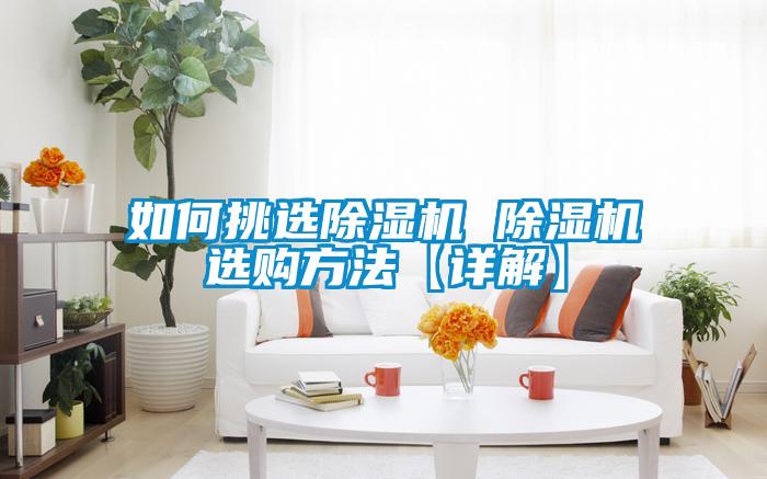 如何挑选除湿机 除湿机选购方法【详解】