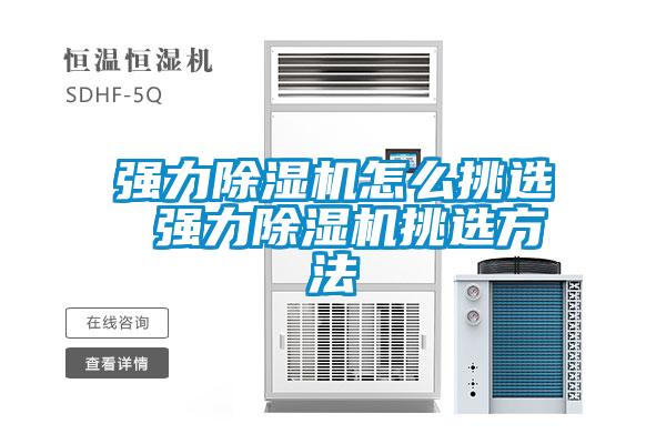 强力除湿机怎么挑选 强力除湿机挑选方法