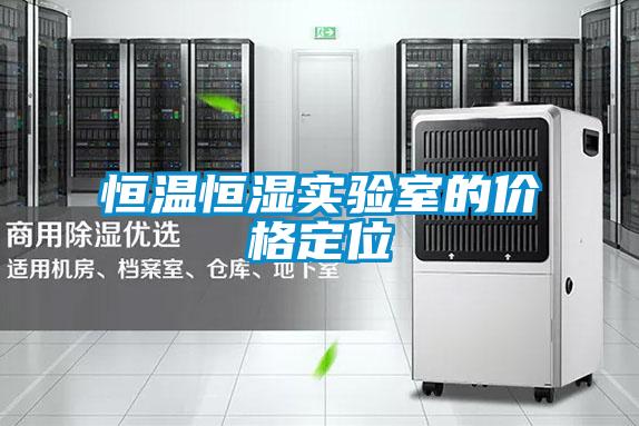 恒温恒湿实验室的价格定位