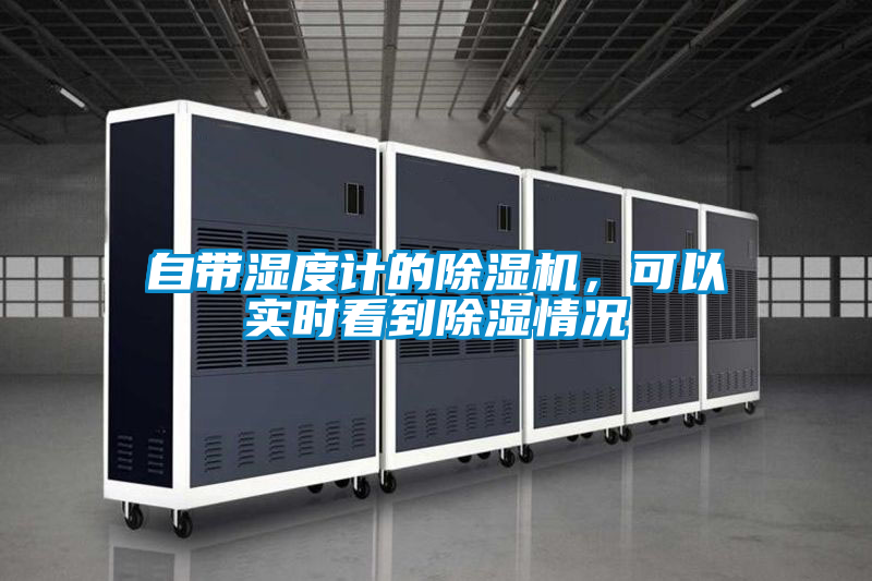 自带湿度计的除湿机，可以实时看到除湿情况
