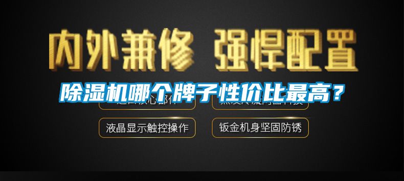 除湿机哪个牌子性价比最高？