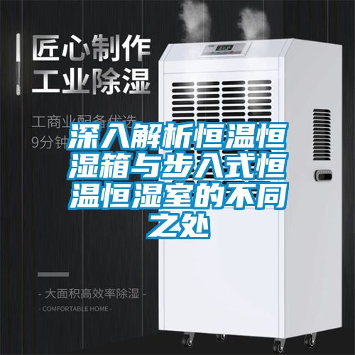 深入解析恒温恒湿箱与步入式恒温恒湿室的不同之处