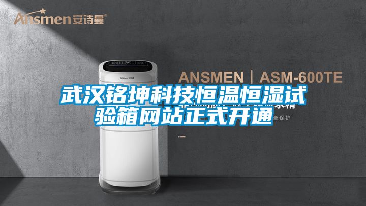 武汉铭坤科技恒温恒湿试验箱网站正式开通